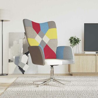Relaxstoel patchwork stof 1