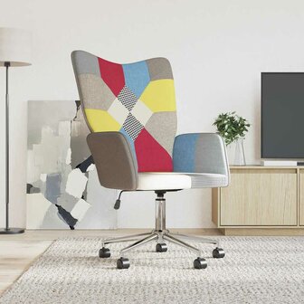 Relaxstoel patchwork stof 1