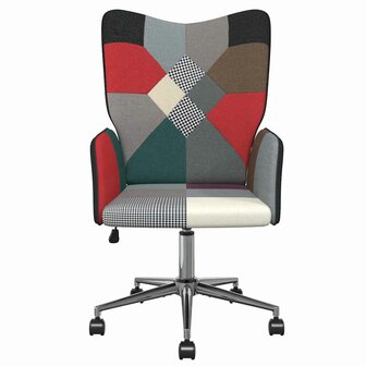 Relaxstoel patchwork stof 3