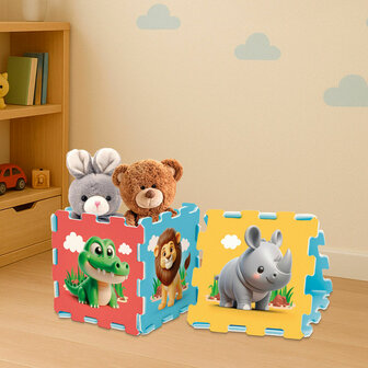 Puzzel Colorbaby 120 x 60 cm Multicolour dieren 8 Onderdelen 8