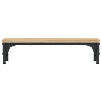 Monitorstandaard 55x23x14 cm bewerkt hout sonoma eikenkleurig 4