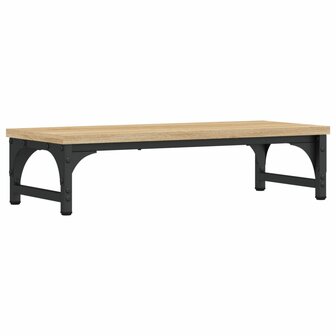 Monitorstandaard 55x23x14 cm bewerkt hout sonoma eikenkleurig 6