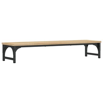 Monitorstandaard 85x23x15,5 cm bewerkt hout sonoma eikenkleurig 2