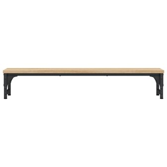 Monitorstandaard 85x23x15,5 cm bewerkt hout sonoma eikenkleurig 4