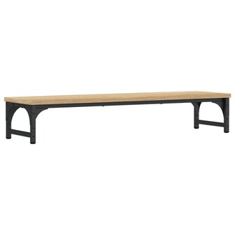 Monitorstandaard 85x23x15,5 cm bewerkt hout sonoma eikenkleurig 6