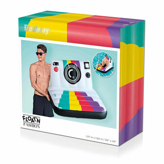 Bestway Opblaasbare Stoel Fotocamera 127x102 cm Strand en Zwembad 43656 2
