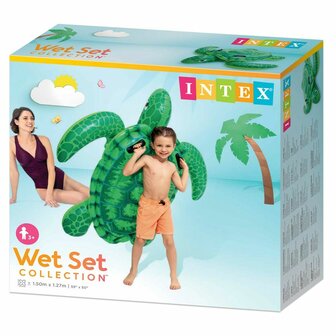 Opblaasbaar zwembadfiguur Intex Schildpad 150 x 30 x 127 cm (6 Stuks) 5