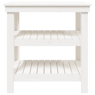 Werkbank 78,5x50x80 cm massief grenenhout wit 5