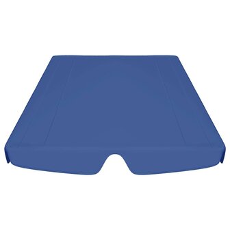 Vervangingsluifel voor schommelbank 188/168x145/110 cm blauw 4
