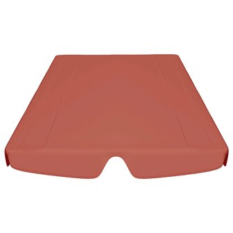 Vervangingsluifel voor schommelbank 150/130x105/70cm terracotta 4