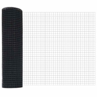 Gelaste draadhek Grijs 0.4 x 25 m Staal 5