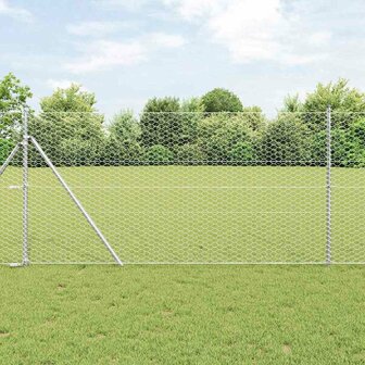 Hexagon Hek Zilver 1 x 10 m Gegalvaniseerd staal 1