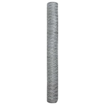 Hexagon Hek Zilver 1 x 10 m Gegalvaniseerd staal 6