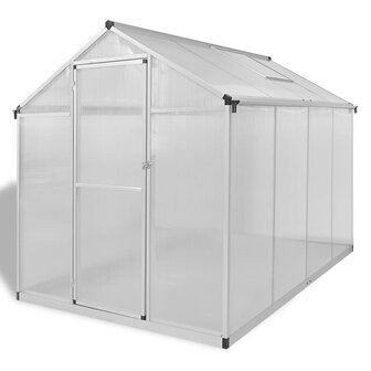 Tuinkas met basisframe 4,6 m&sup2; versterkt aluminium 2