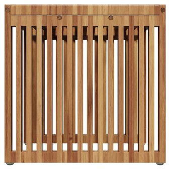 Tuin Bijzettafel Bruin 45 x 42.5 x 45 cm Massief teakhout 6