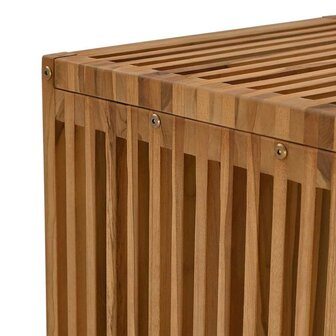 Tuin Bijzettafel Bruin 45 x 42.5 x 45 cm Massief teakhout 8