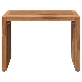 Tuin Bijzettafel Bruin 50 x 32.5 x 35 cm Massief teakhout 5