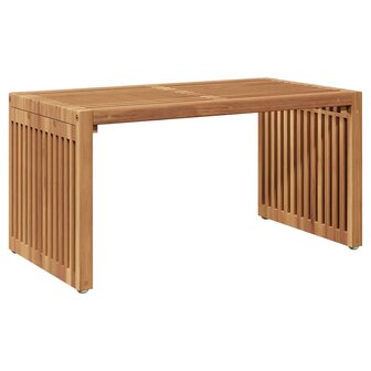 Tuin Bijzettafel Bruin 70 x 37.5 x 35.5 cm Massief teakhout 2