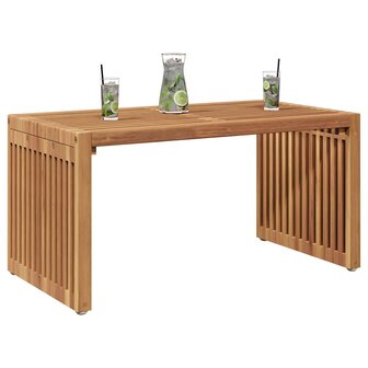 Tuin Bijzettafel Bruin 70 x 37.5 x 35.5 cm Massief teakhout 3