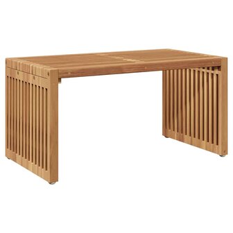 Tuin Bijzettafel Bruin 70 x 37.5 x 35.5 cm Massief teakhout 7
