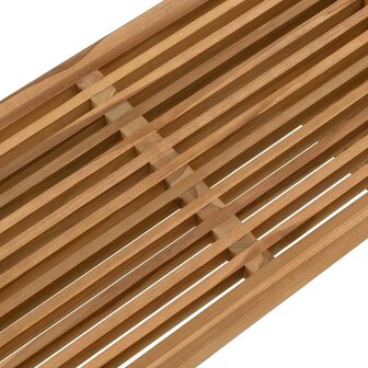 Tuin Bijzettafel Bruin 70 x 37.5 x 35.5 cm Massief teakhout 8