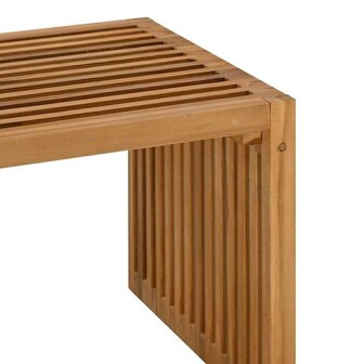Tuin Bijzettafel Bruin 70 x 37.5 x 35.5 cm Massief teakhout 9