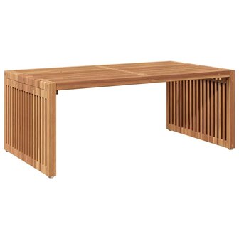 Tuin Bijzettafel Bruin 90 x 50 x 36 cm Massief teakhout 2