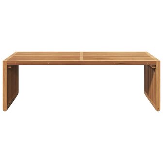 Tuin Bijzettafel Bruin 110 x 55 x 35.5 cm Massief teakhout 5