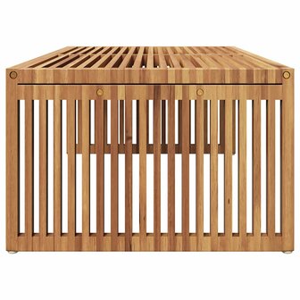 Tuin Bijzettafel Bruin 110 x 55 x 35.5 cm Massief teakhout 6