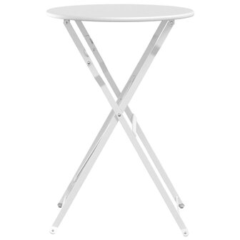 Bistrotafel Wit &Oslash;50x71 cm Poedercoating staal 5