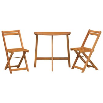 Bistroset 3 pcs Bruin Massief acaciahout 7