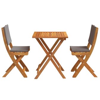 Bistroset 3 pcs Bruin Massief acaciahout 7