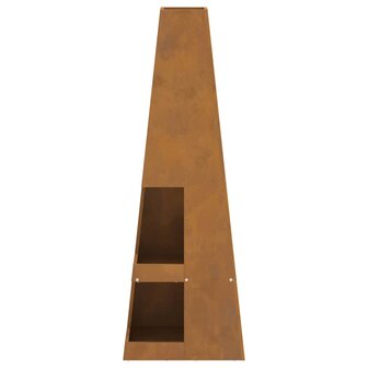 Vuurkorf Bruin 35 x 35 x 100 cm Cortenstaal 6