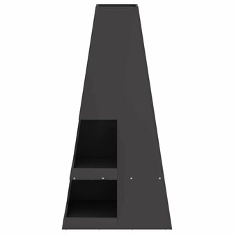 Vuurkorf Zwart 50 x 50 x 100 cm Koudgewalst staal 5