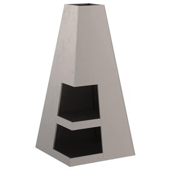 Vuurkorf Bruin 50 x 50 x 100 cm Cortenstaal 5