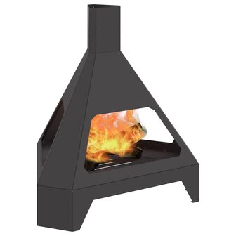 Vuurkorf Zwart 50 x 43 x 52 cm Koudgewalst staal 3