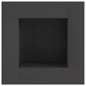 Vuurkorf Zwart 60 x 60 x 30 cm Koudgewalst staal 6