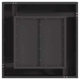 Vuurkorf Zwart 60 x 60 x 30 cm Koudgewalst staal 9
