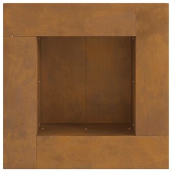 Vuurkorf Bruin 60 x 60 x 30 cm Cortenstaal 7