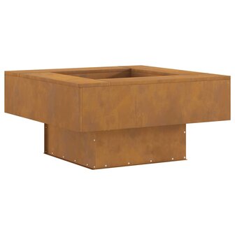 Vuurkorf Bruin 80 x 80 x 40 cm Cortenstaal 2
