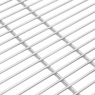 Barbecuerooster Zilver 60 x 60 cm Roestvrij staal 4
