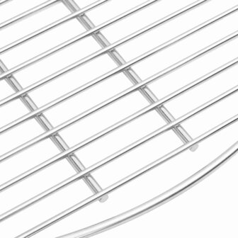 Barbecuerooster Zilver 60 x 60 cm Roestvrij staal 5