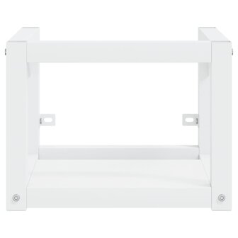 Wastafelframe met inbouwwastafel ijzer wit 4