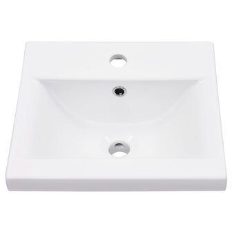 Wastafelframe met inbouwwastafel ijzer zwart 6
