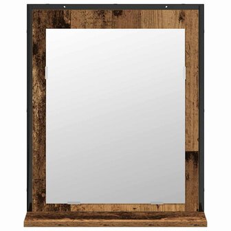 Badkamermeubelset 2 pcs Bruin 60 x 33 x 60 cm Bewerkt hout 7