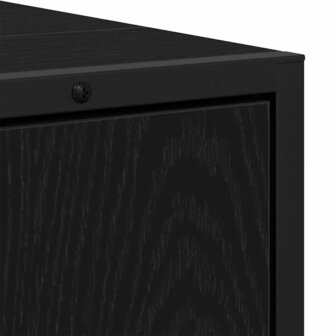 Badkamermeubelset 2 pcs Zwart 60 x 33 x 60 cm Bewerkt hout 9