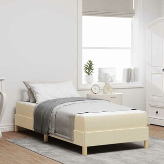 Boxspring bed Cr&egrave;me en bruin 80 x 200 cm 1