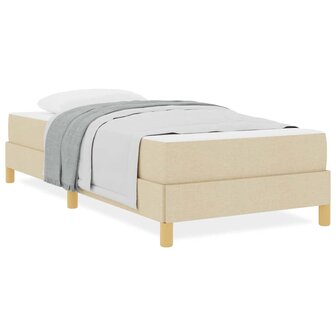 Boxspring bed Cr&egrave;me en bruin 80 x 200 cm 4