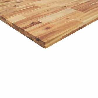 Bureaublad met olieafwerking 60x50x4 cm massief acaciahout 8
