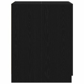 Wasmachinekast met opslag Zwart eiken 70.5 x 71.5 x 91.5 cm 8